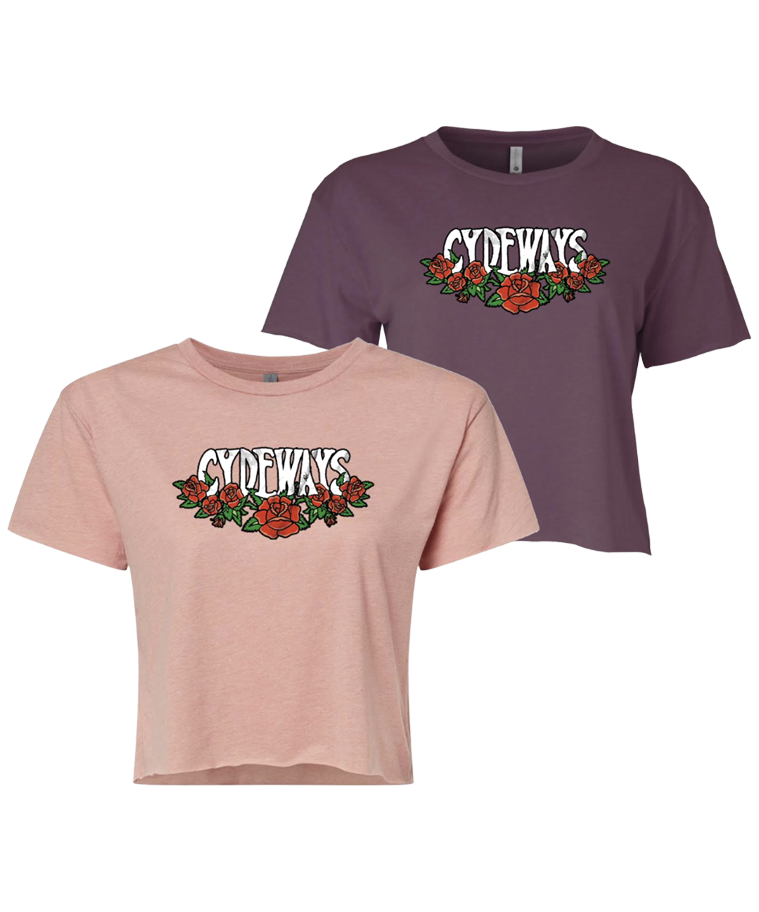 Women's Album Logo Crop Tee (2 Color Options)