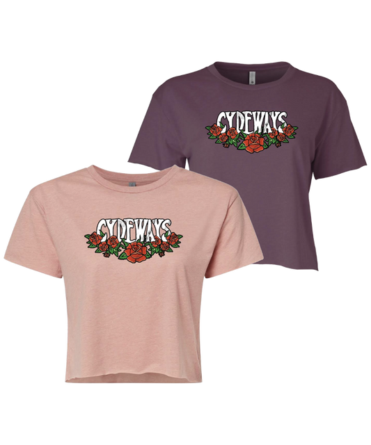 Women's Album Logo Crop Tee (2 Color Options)