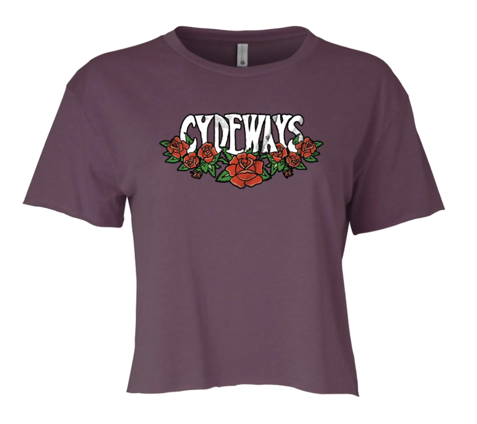 Women's Album Logo Crop Tee (2 Color Options)